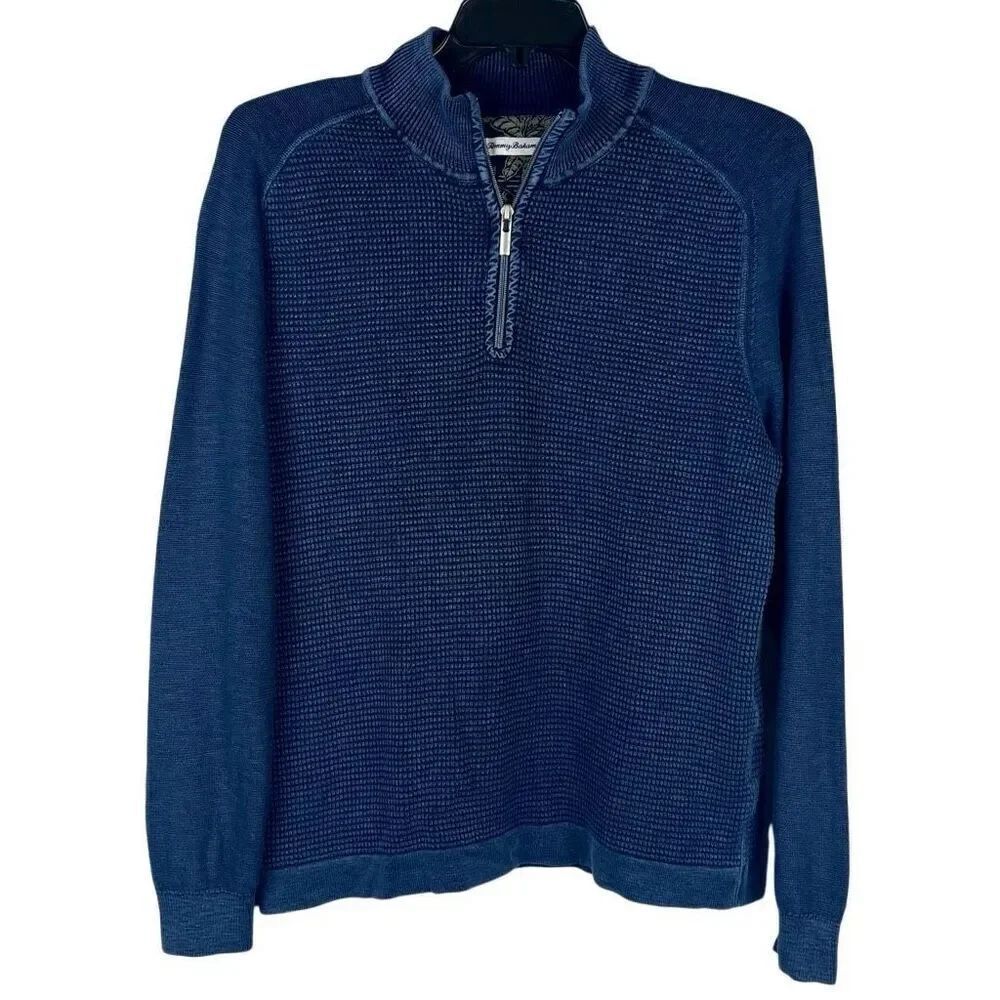 Tommy Bahama Tidemark Half Zip Pullover Sweater Medium